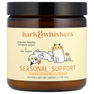<img alt="Dr. Mercola, Bark & Whiskers, Seasonal Support, For Dogs & Cats, 3.17 oz (90 g)" title="Dr. Mercola, Bark & Whiskers, Seasonal Support, For Dogs & Cats, 3.17 oz (90 g),813006017756"