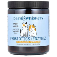 <img alt="Dr. Mercola, Bark & Whiskers, Probiotics + Enzymes, For Dogs & Cats, 3.59 oz (102 g)" title="Dr. Mercola, Bark & Whiskers, Probiotics + Enzymes, For Dogs & Cats, 3.59 oz (102 g),813006018371"