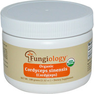 Fungiology, Organic Cordyceps Sinensis (Cordyceps), 3.52 oz (100 g) Powder