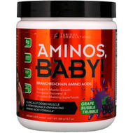 FURIOUS FORMULATIONS, Aminos Baby!, Branched-Chain Amino Acids, Grape Bubble Trubble, 12.7 oz (360 g)