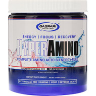 Gaspari Nutrition, HyperAmino, Rainbow Italian Ice, 10.58 oz (300 g)