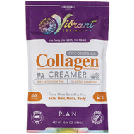 Green Foods Corporation, Vibrant Collagens, Coconut Milk Collagen Creamer, Plain, 10.16 oz (288 g)