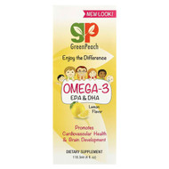 <img alt="GreenPeach, Omega 3 EPA & DHA, Lemon, 4 fl.oz (118.3 ml)" title="GreenPeach, Omega 3 EPA & DHA, Lemon, 4 fl.oz (118.3 ml),860110000280"