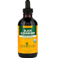 Herb Pharm, Black Elderberry, Alcohol-Free, 4 fl oz (120 ml) (Discontinued Item)