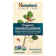 <img alt="Himalaya, Organic Ashwagandha, 90 Caplets" title="Himalaya, Organic Ashwagandha, 90 Caplets,605069060431"