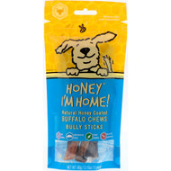 Honey Im Home, Natural Honey Coated Buffalo Chews, Bully Sticks, 5 Pieces, 3.15 oz (90 g)