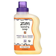 <img alt="ZUM, Laundry Soap, Sweet Orange, 32 fl oz (0.94 l)" title="ZUM, Laundry Soap, Sweet Orange, 32 fl oz (0.94 l),663204362406"