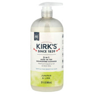 <img alt="Kirks, 3-In-1 Head To Toe Nourishing Cleanser, Juniper & Lime, 32 fl oz (946 ml)" title="Kirks, 3-In-1 Head To Toe Nourishing Cleanser, Juniper & Lime, 32 fl oz (946 ml),639844110233"