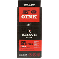 Krave, Jerky Sticks, Spicy Red Pepper Pork With Black Bean, 12 Sticks, 1 oz (28 g) Each