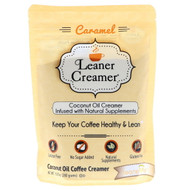 Leaner Creamer, Coconut Oil Coffee Creamer, Caramel, 9.87 oz (280 g)