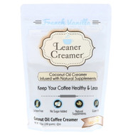 Leaner Creamer, Coconut Oil Coffee Creamer, French Vanilla, 9.87 oz (280 g)