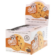 Lenny & Larrys, The Complete Cookie, Peanut Butter Chocolate Chip, 12 Cookies, 2 oz (57 g) Each