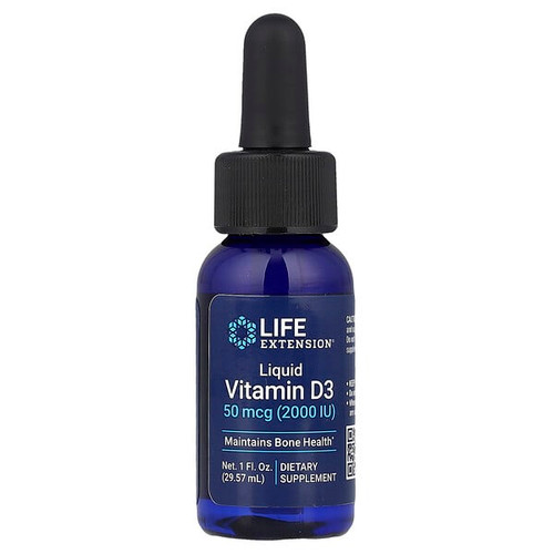 <img alt="Life Extension, Liquid Vitamin D3, 50 mcg (2,000 IU), 1 fl oz (29.57 ml)" title="Life Extension, Liquid Vitamin D3, 50 mcg (2,000 IU), 1 fl oz (29.57 ml),737870224419"