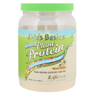 LifeTime Vitamins, Lifes Basics, Organic Plant Protein, Natural Vanilla, 16.4 oz (465 g)