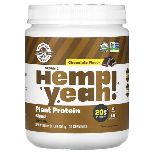 <img alt="Manitoba Harvest, Organic Hemp Yeah, Plant Protein Blend, Chocolate, 1 lb (454 g)" title="Manitoba Harvest, Organic Hemp Yeah, Plant Protein Blend, Chocolate, 1 lb (454 g),697658691560"