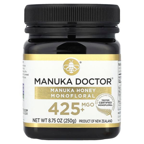 <img alt="Manuka Doctor, Monofloral Manuka Honey, MGO 425+, 8.75 oz (250 g)" title="Manuka Doctor, Monofloral Manuka Honey, MGO 425+, 8.75 oz (250 g),850312008108"