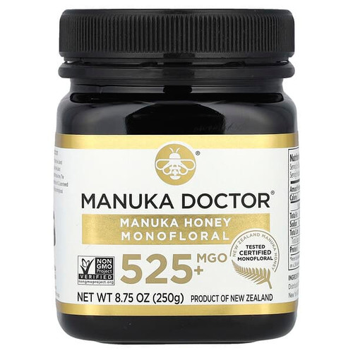 <img alt="Manuka Doctor, Manuka Honey Monofloral , MGO 525+, 8.75 oz (250 g)" title="Manuka Doctor, Manuka Honey Monofloral , MGO 525+, 8.75 oz (250 g),850312008115"