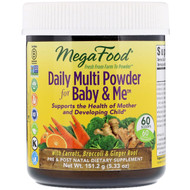 MegaFood, Daily Multi Powder for Baby & Me, 5.33 oz (151.2 g)