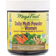 MegaFood, Daily Multi Powder for Women, 4.38 oz (124.2 g)