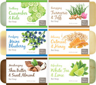 Mild By Nature, Cleansing Bar Soap, Variety Pack, 6 Scents, 5 oz (141 g) Each