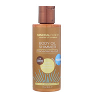 Mineral Fusion Body Oil Shimmer Macadamia Nut Bronze -- 3 fl oz