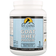 Mt. Capra, Goat Whey Protein, Unsweetened, 1 Pound (453 g)