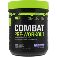 MusclePharm Combat Pre-Workout Blue Raspberry -- 30 Servings
