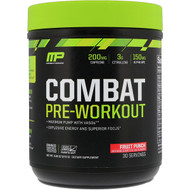 MusclePharm, Combat Pre-Workout, Fruit Punch, 9.63 oz (273 g) (Discontinued Item)