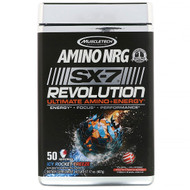 Muscletech, Amino NRG SX-7 Revolution Ultimate Amino Plus Energy, Icy Rocket Freeze, 17.17 oz (487 g)