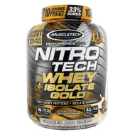 Muscletech, Nitro Tech, Whey Plus Isolate Gold, Cookies and Cream, 4 lbs (1.81