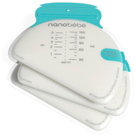 Nanobebe, Breastmilk Storage Bags, 50 Pre-Sterilized Bags, 5 oz (150 ml) Each