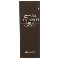Neogen, Milk to Foam Coconut Milk, Pure Mild Cleanser, 9.9 fl oz (300 ml)