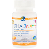 Nordic Naturals, DHA Jr. Xtra, Grape, 250 mg, 90 Soft Gels