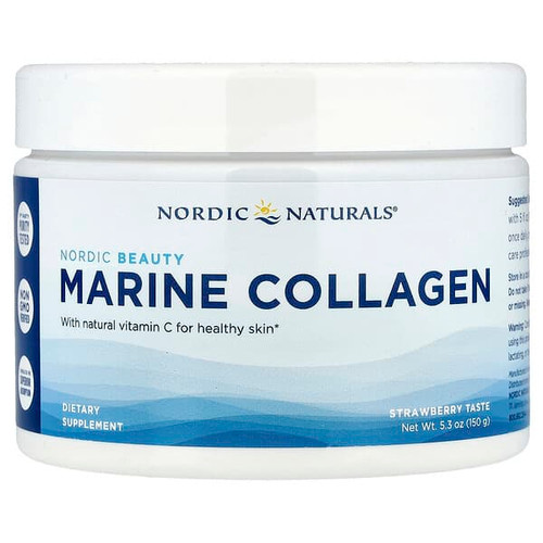 <img alt="Nordic Naturals, Nordic Beauty, Marine Collagen with Vitamin C, Strawberry, 5.3 oz (150 g)" title="Nordic Naturals, Nordic Beauty, Marine Collagen with Vitamin C, Strawberry, 5.3 oz (150 g),768990016646"