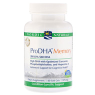 Nordic Naturals, ProDHA Memory, 975 mg, 60 Soft Gels