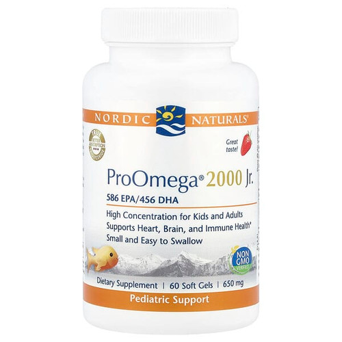 <img alt="Nordic Naturals, ProOmega 2000 Jr., Strawberry, 650 mg, 60 Soft Gels" title="Nordic Naturals, ProOmega 2000 Jr., Strawberry, 650 mg, 60 Soft Gels,768990071256"