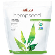 Nutiva, Organic Hemp Seed Raw Shelled, 3 lbs (1.36 kg)
