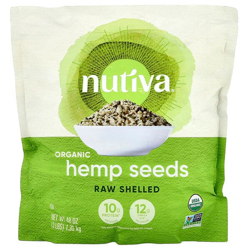 <img alt="Nutiva, Organic Hemp Seeds, Raw Shelled, 3 lbs (1.36 kg)" title="Nutiva, Organic Hemp Seeds, Raw Shelled, 3 lbs (1.36 kg),692752100031"