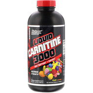 Nutrex Research, Liquid Carnitine 3000, Fruit Candy, 16 fl oz (480 ml)