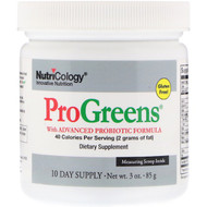 Nutricology, ProGreens, With Advanced Probiotic Formula, 3 oz (85 g)