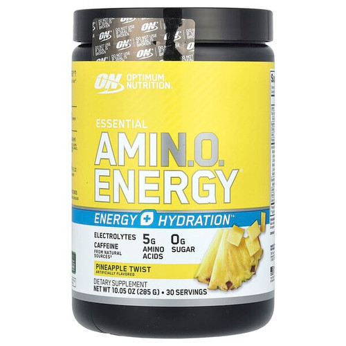 <img alt="Optimum Nutrition, Essential Amin.O. Energy, Pineapple Twist, 10.05 oz (285 g)" title="Optimum Nutrition, Essential Amin.O. Energy, Pineapple Twist, 10.05 oz (285 g),748927060515"