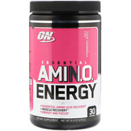 Optimum Nutrition, Essential Amin.O. Energy, Juicy Strawberry Burst, 9.5 oz (270 g)