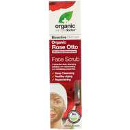 Organic Doc, Organic Rose Otto Face Scrub , 4.2 fl oz (125 ml)