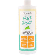 Oxyfresh, Fresh Breath, Fresh Mint Mouthwash with Oxygene, 16 fl oz (473 ml)