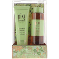Pixi Beauty, Skin Treats Besties, Glow Mud Cleanser + Glow Tonic, 2 Piece Kit