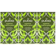 Pukka Herbs, Supreme Matcha Green, 3 Pack, 20 Herbal Tea Sachets Each