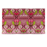 Pukka Herbs, Womankind, Caffeine Free, 3 Pack, 20 Herbal Tea Sachets Each