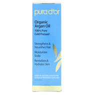 Pura Dor, Organic Argan Oil, 4 fl oz (118 ml)