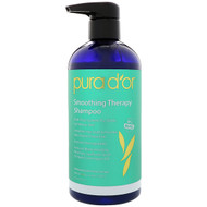 Pura D'or Smoothing Therapy Shampoo -- 16 fl oz