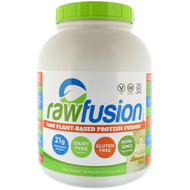 RawFusion, Raw Plant-Based Protein Fusion, Banana Nut, 66.6 oz (1887.6 g)